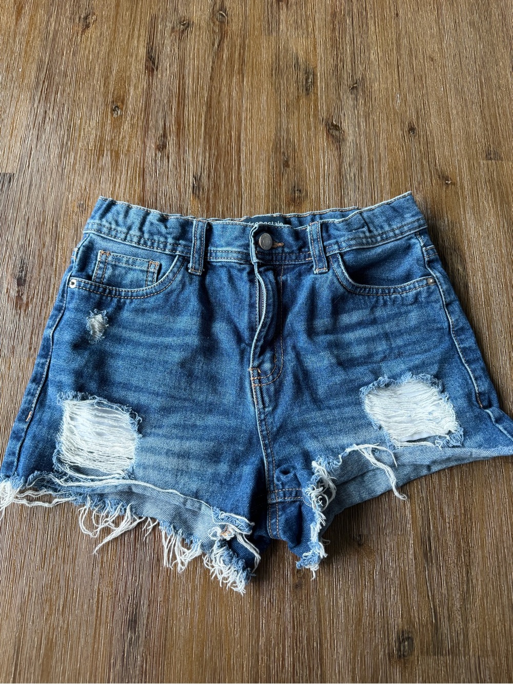 3/20$ Girls Distressed Denim Shorts size 14